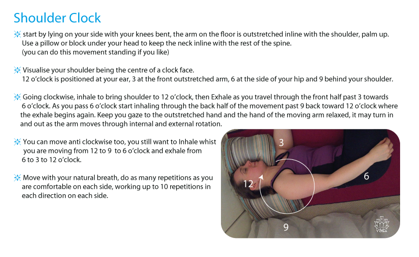 Shoulder-clock